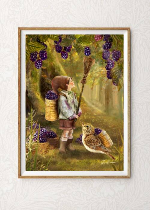 Berry Tale art print