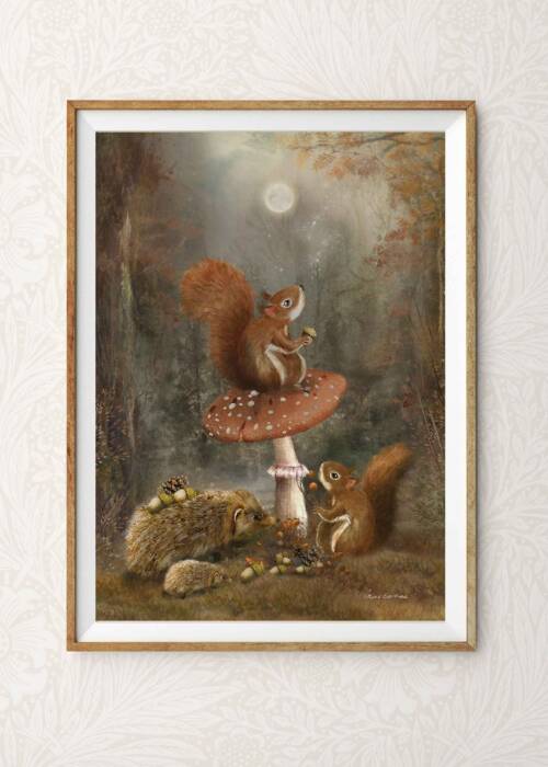 Preparing art print