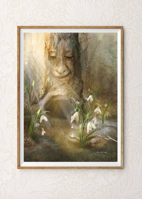 Snowdrops art print