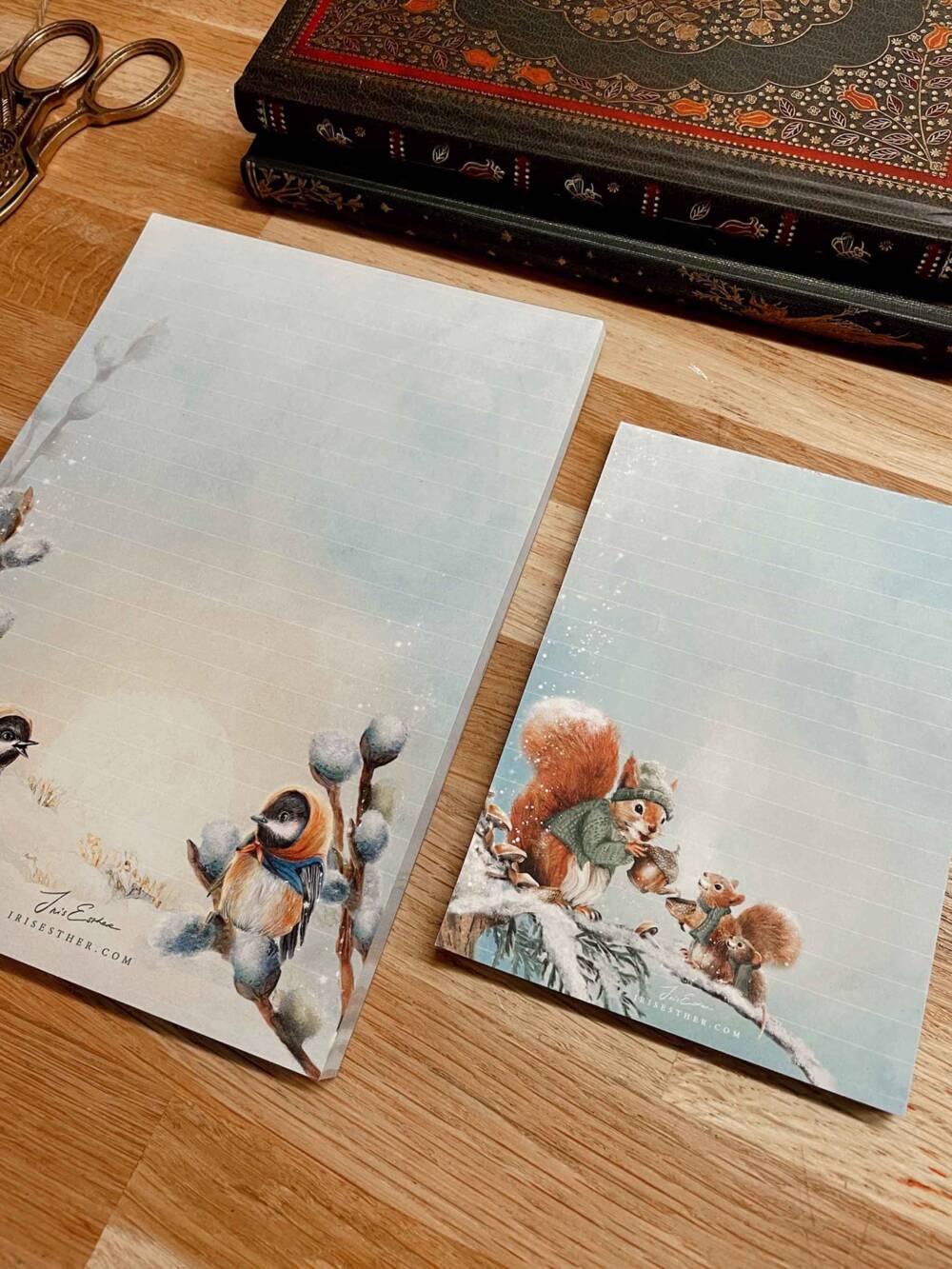 Frosted Forest Notepad Set - Image 2