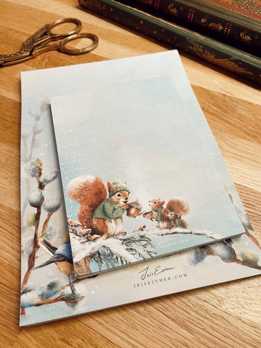 Frosted Forest Notepad Set